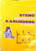 Mahir Steno Bahasa Inggris Sistem Karundeng Melalui Module