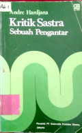 Kritik sastra sebuah pengantar